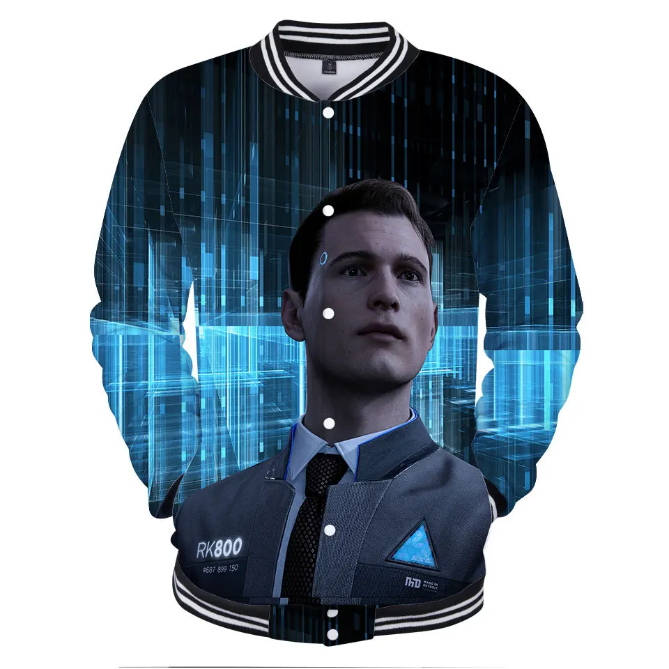2018 New game detroit become human cosplay Men's long sleeve coat Halloween costumes | Тематическая одежда и униформа