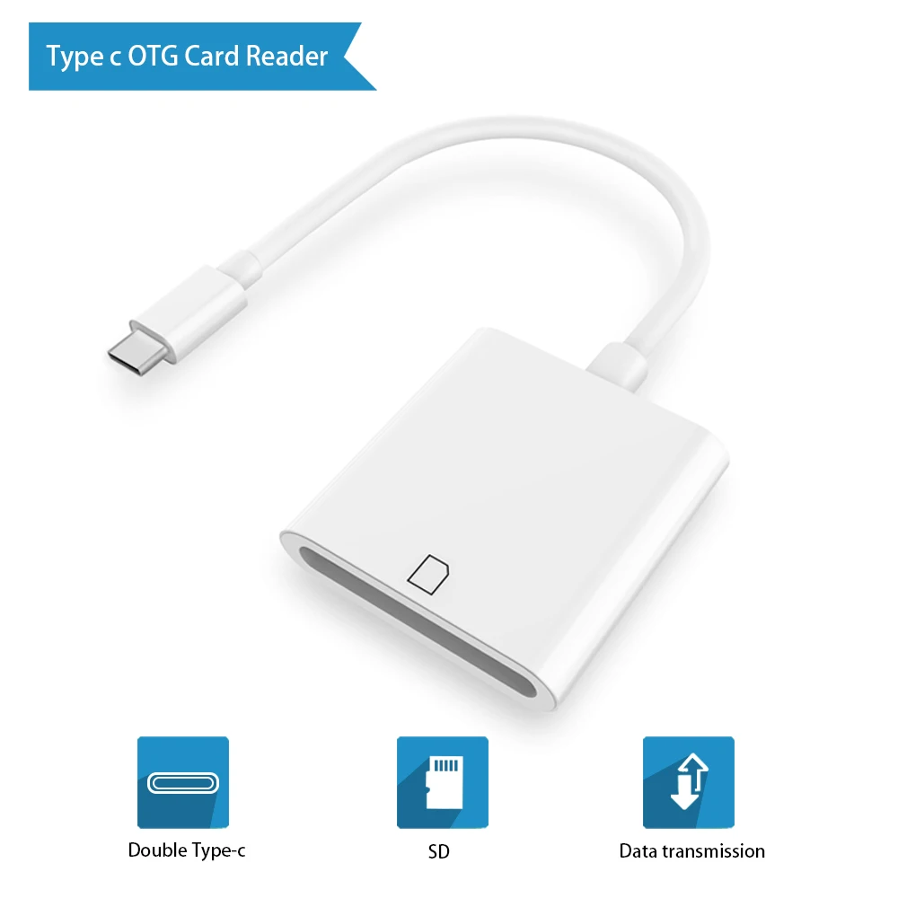 Мини USB 3 1 C для SD SDXC карты цифровая камера считыватель адаптер Тип кабель Macbook
