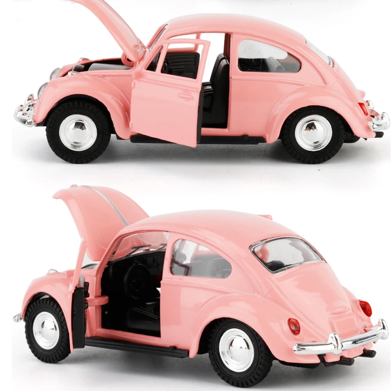 Новинка 1/32 немецкий Volkswagen Vw Classic Beetle Bug литый под давлением металлический