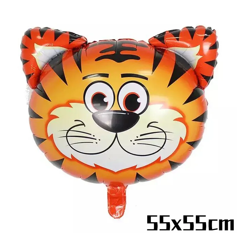 1pcs Balloon Джунгли праздничный набор столовой посуды Бумага чашки салфетки трубочки джунгли Король Лев украшение для торта на день рождения на тему "Лошадки карусели" вечерние украшения детский душ - Цвет: 1pcs Balloon
