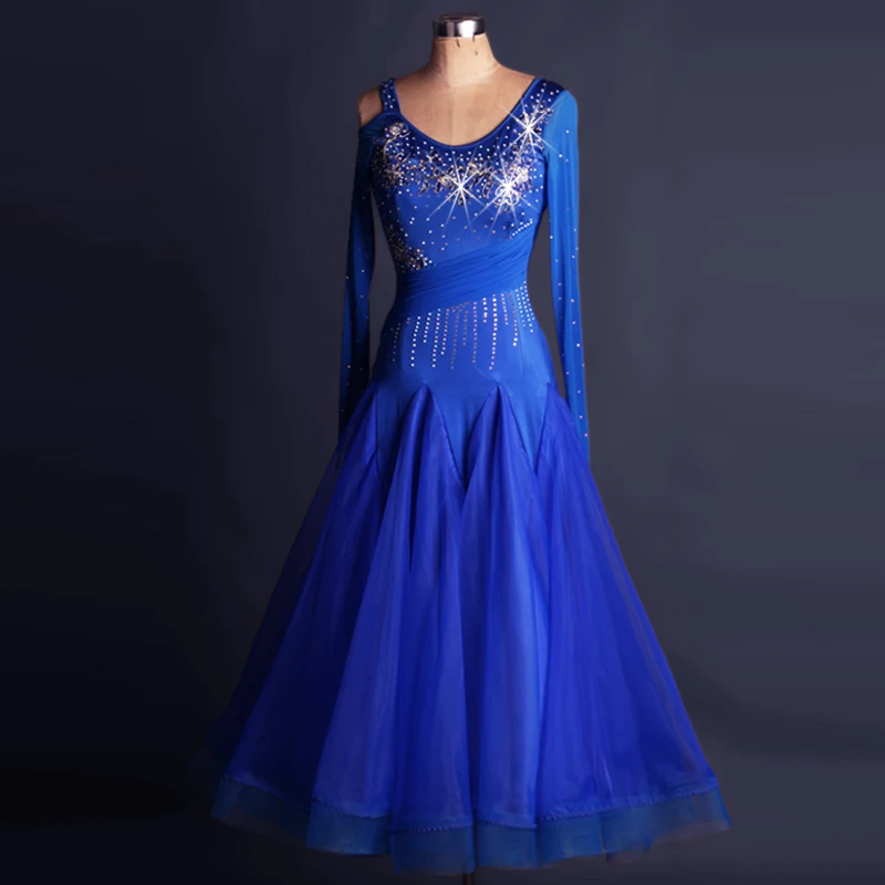 Обычные платья 2017 можно подгонять Бальные Танцевальные соревновательные с