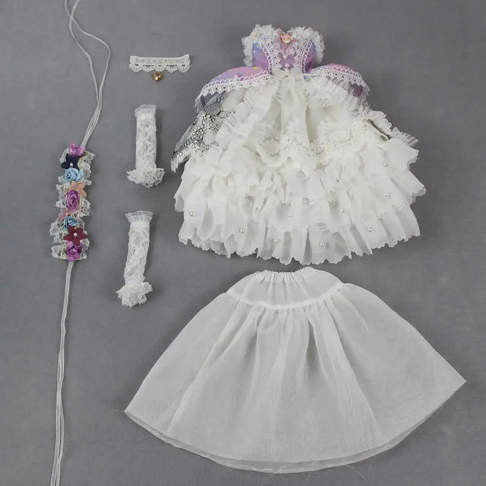 Dream Fairy только для 1/4 bjd 45 см Кукла элегантный и изысканный цветок принцесса платье комплект одежды Высокое качество Blyth игрушка Подарки - Цвет: Like a picture