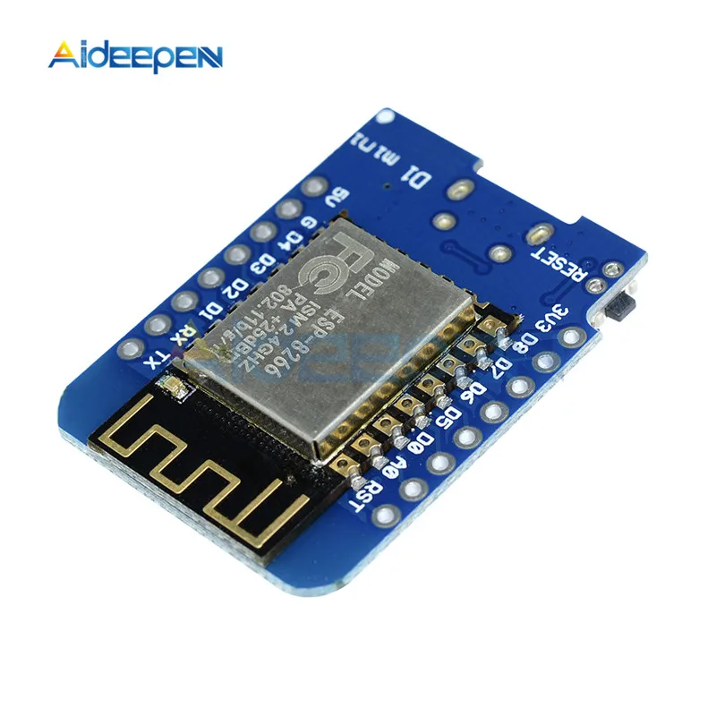 Mini ESP8266 ESP-12 CH340G CH340 V2 Micro USB WeMos D1 WIFI макетная плата модуль 3 В с контактами на