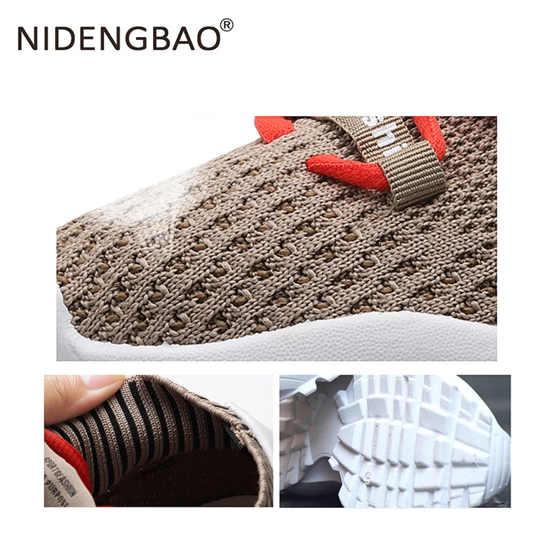 

Men outdoor running shoes Male Mesh Breathable Sneakers Slip-On Athletic Breathable Footwear Light Walking Shoes Zapatillas