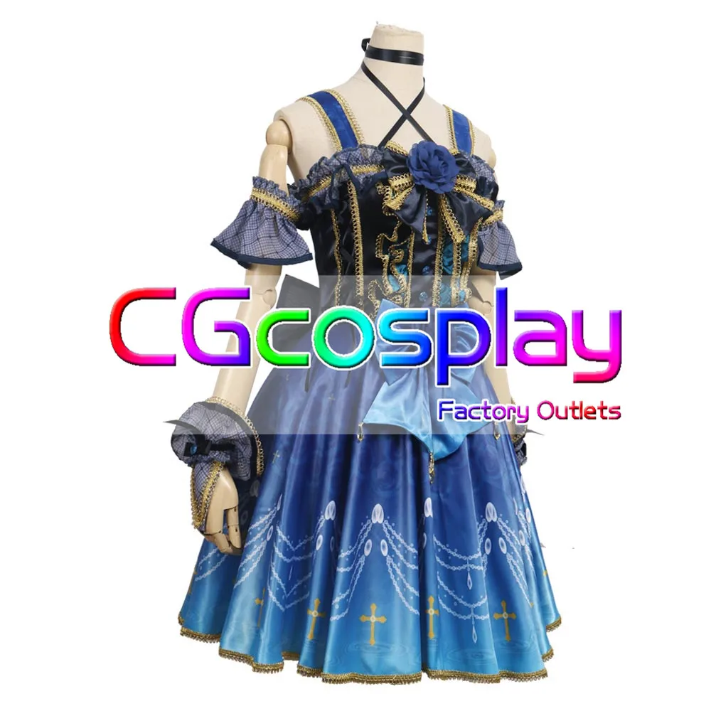 CGCOS Экспресс BanG Dream! Roselia 4th один единство Ринко Shirokane форма аниме игры Косплэй