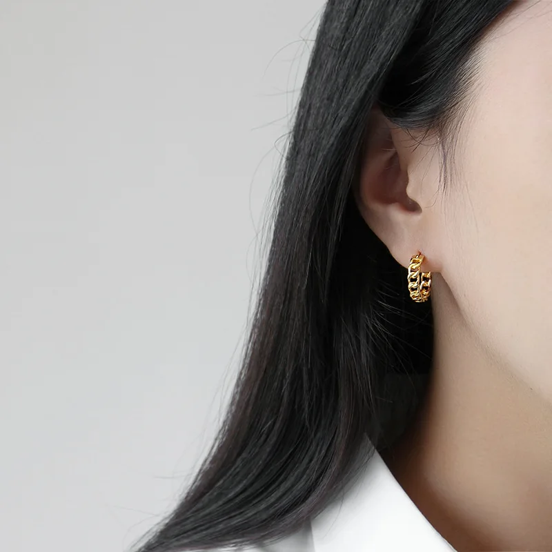 Женские винтажные серьги цепочки LouLeur простые креативные элегантные из
