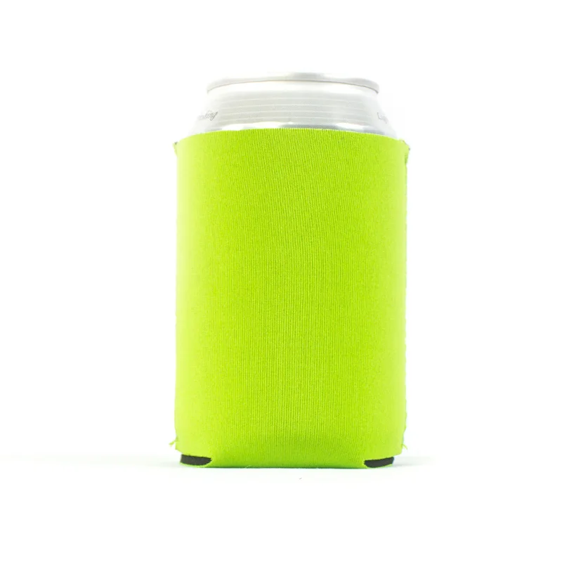 Green-1pc Может втулки охладителя пива Кули для консервных банок и бутылок уютный из текстурированной ткани, охладители напитков из серии "сделай сам" для свадебных сувениров Смешные вечерние подарок - Цвет: Green-1pc