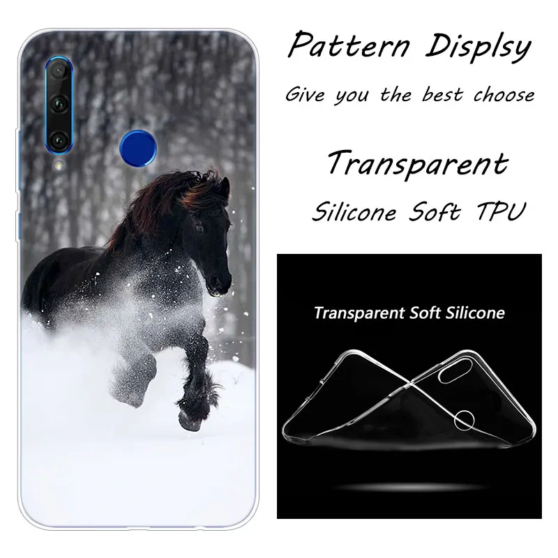007 Мягкий силиконовый чехол для телефона Hot Horse Running для huawei Honor 20 20i 10 9 8 Lite 8X 8C 8A 8S 7S 7A Pro View 20 Модный чехол - Цвет: 007