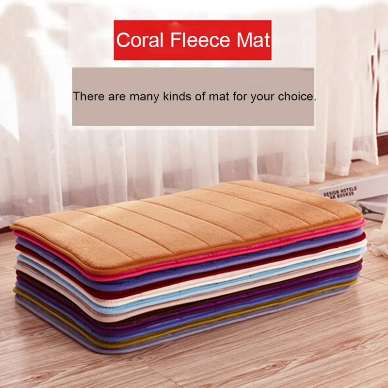 Memory хлопок абсорбирующий Коврик для пола медленный мягкий коврик кухни ванной