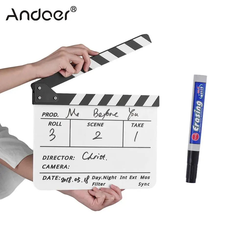 Andoer профессиональная акриловая доска для снятия сухого стирания ТВ-фильма
