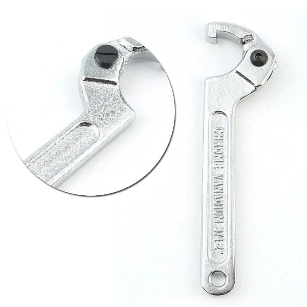 19 51 мм хромированный ванадиевый Регулируемый крюк гаечный ключ C популярный