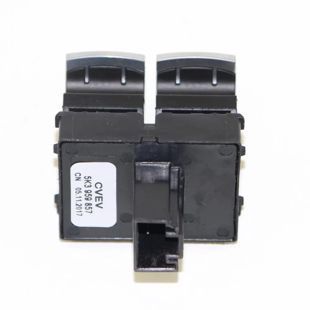 4 шт. хромированный переключатель стеклоподъемника для VW Golf 5 Touran Passat CC Caddy Tiguan 5K3 959