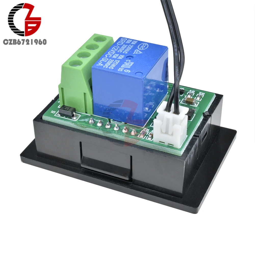 DC 12V светодиодный цифровой регулятор температуры термостат термометр датчик