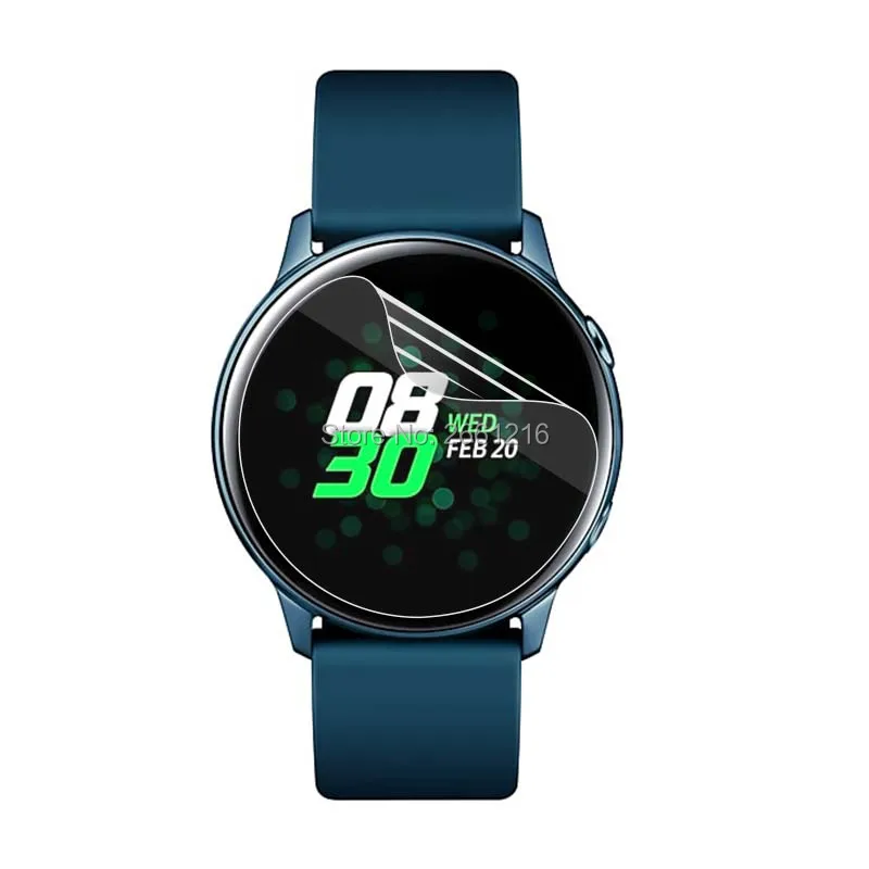 3 шт./партия для samsung Galaxy Watch Active R500 SmartWatch Мягкий ТПУ не полное покрытие пленка протектор экрана(не закаленное стекло