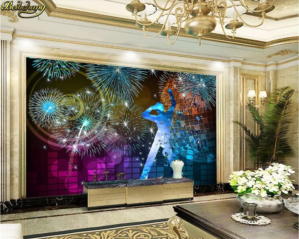 3D обои beibehang на заказ фотообои роспись красочные мечты бар KTV ночной клуб фоновая