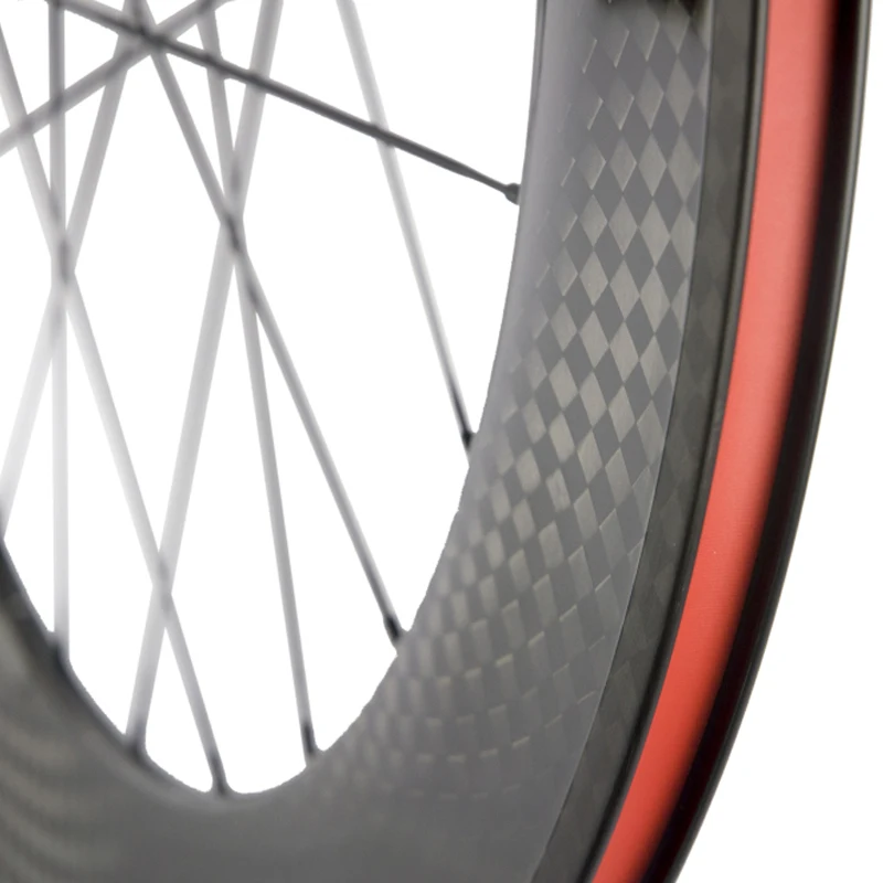 Трехспицевое колесо T700 из углеродного волокна 70 мм Глубина 3 спицевые колеса