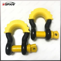 heavy duty recovery d shackleshackle isolator for jeep atv utv 4wd towing hauling sailing 3 25t shackle kits offroad accessorie