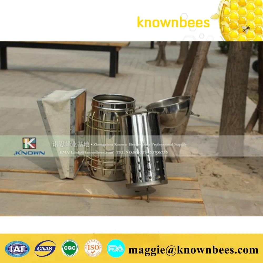 Используется для пчеловодства Европейский коптильщик из нержавеющей стали с