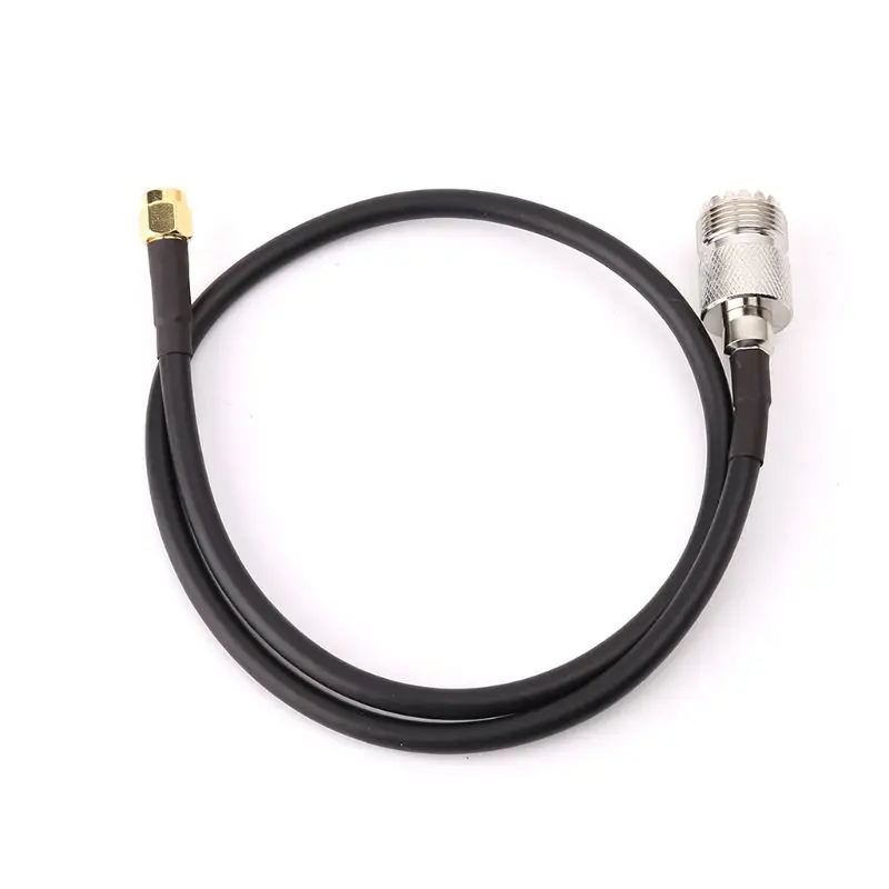 UHF SO239 женский к SMA Мужской прямой RG58 кабель Pigtail РЧ коаксиальный 50 м/100 м |