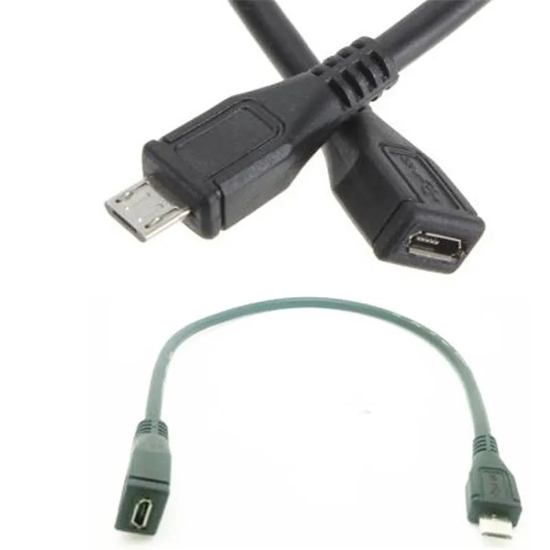 

Micro USB 2.0 Type B Male To Female M/F Extension Extender Charging Cable