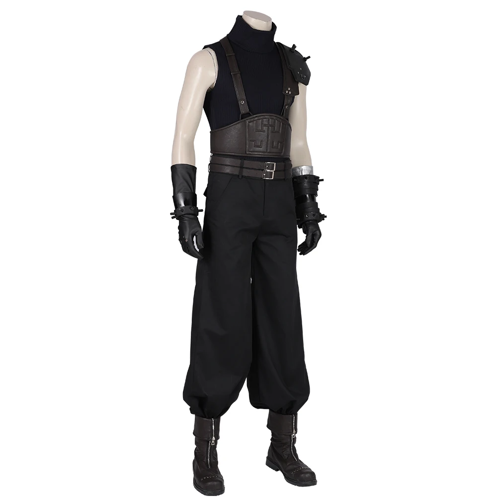 Game Final Fantasy VII Remake Cloud Strife Cosplay Costume Cloud Strife Outfit Halloween Costumes For Adult Men Custom Made