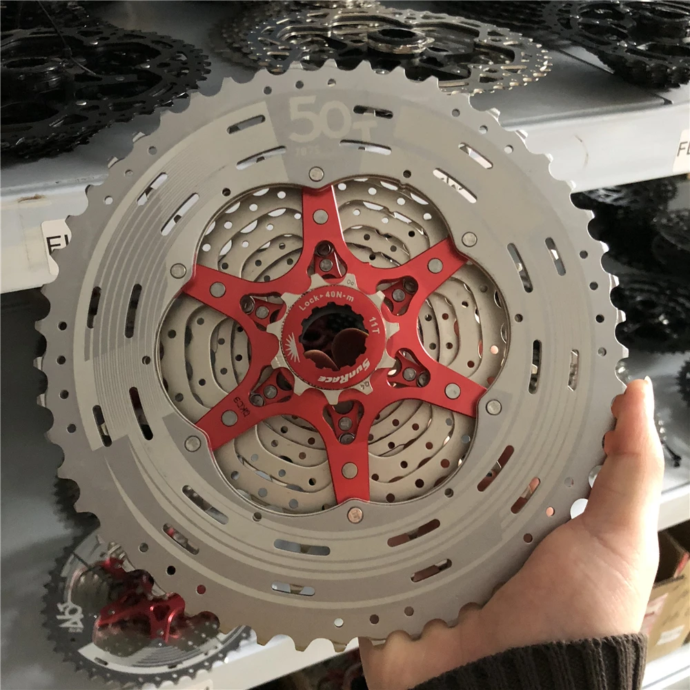 SUNRACE CSMZ90 CSMX80 CSMX8/S8 CSMX3/S3 11-50T 40T 42T 46T 10S/11S/12S Mountain Bike Free Wheel Cassette Wide Ratio MTB |