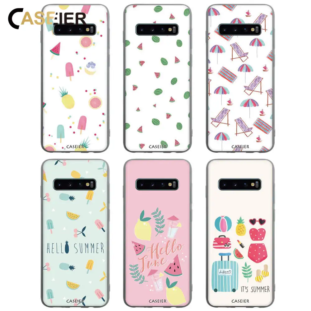 Милый чехол CASEIER для Samsung Note 8 9 S8 S9 S10 Plus S10E Модный телефона A7 A5 A6 A8 задняя крышка
