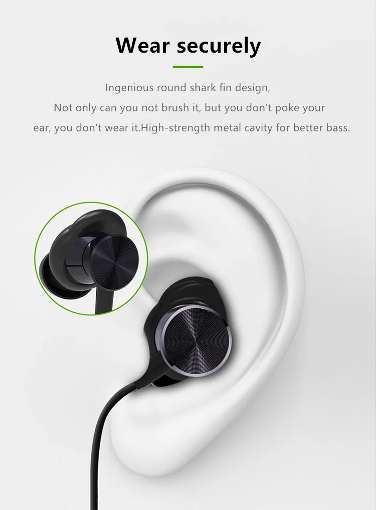 Own-BT201 беспроводные Bluetooth стереонаушники с шейным ремешком водонепроницаемые наушники для ушей спортивные наушники тяжелый бас длительное время ожидания Bluetooth 4,2