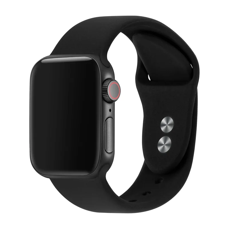 Браслет для Apple Watch 38 мм 40 мм 42 мм 44 мм с двойной пряжкой силиконовый Iwatch ремешок для Apple Watch серии 4,3, 2,1 81024