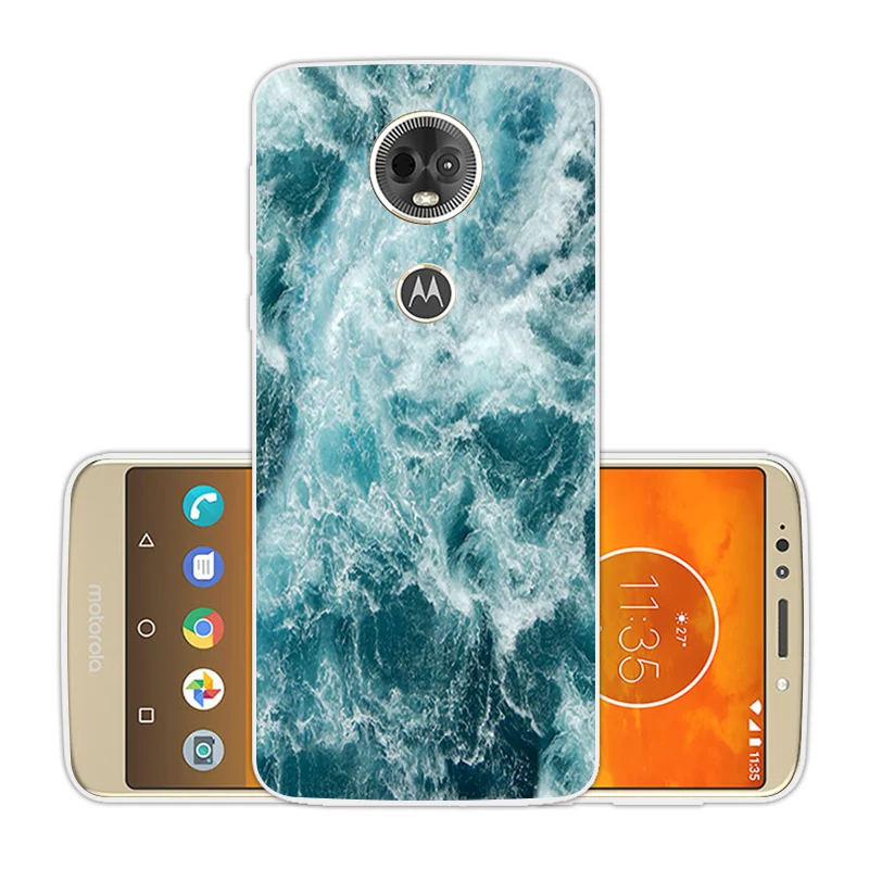 Мягкий силиконовый чехол 6 0 дюйма для Motorola E5 Plus тонкий из ТПУ телефона MOTO E5Plus