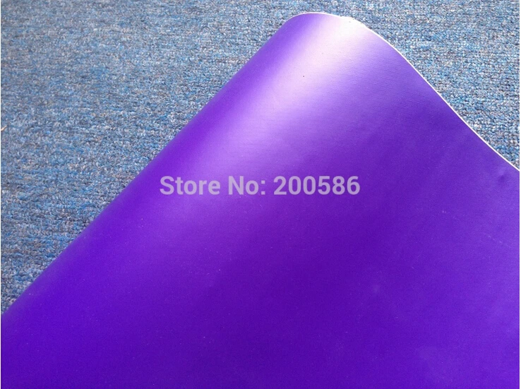 Матовая фиолетовая виниловая Автомобильная обертка наклейка с вентиляционными