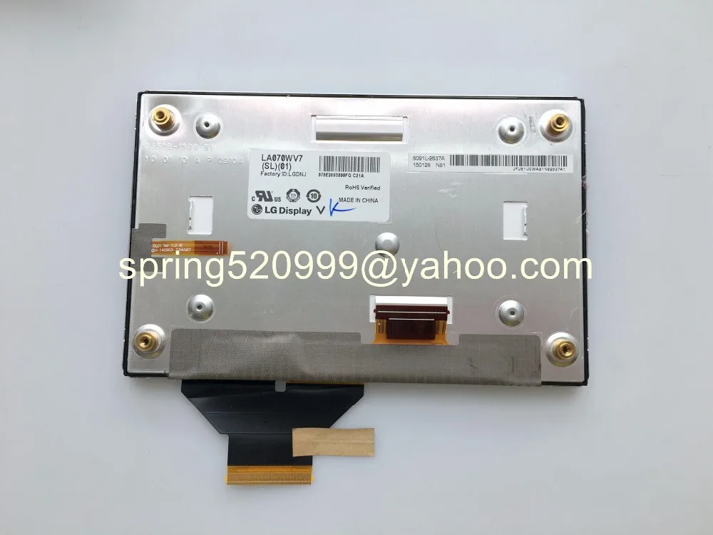 Original 7Inch LCD display LA070WV7-SL01 LA070WV7(SL)(01) with capacitor touch screen panel for Hyundai I40 car DVD navigation | Автомобили
