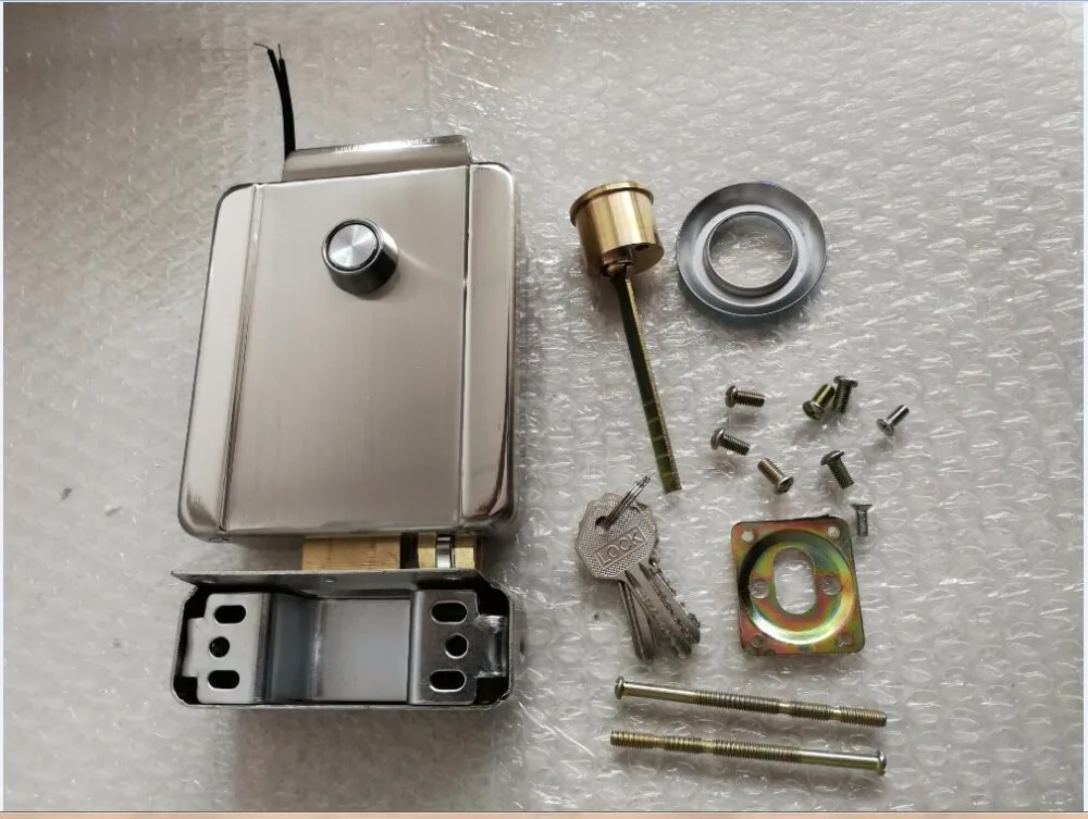 Электронный дверной замок с болтом и радиочастотной идентификацией 125 кГц