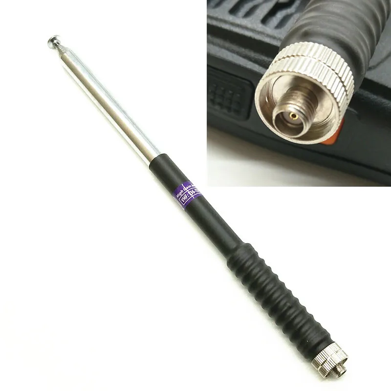 FP10120 телескопическая антенна SMA F VHF 136 174 МГц для Kenwood радио BAOFENG UV 5R BF 888S