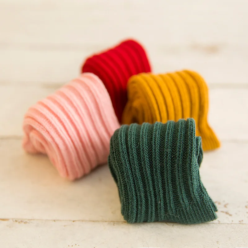 Плотные тканые детские носки высокого качества мягкие дышащие хлопковые для