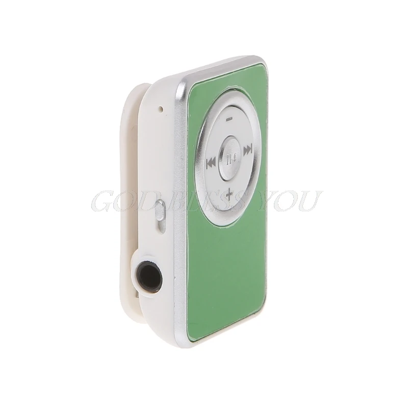 MP3 Mini Clip Музыкальный Медиа MP3-плеер с поддержкой TF Micro SD карты USB-кабелем для