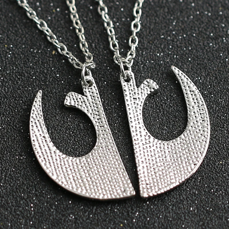 Ожерелье Звездные войны значок Rebel Alliance Я люблю тебя знаю серебряная подвеска