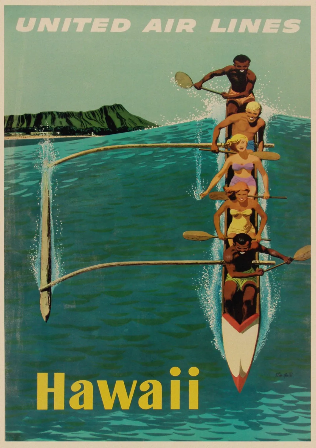 Нью Йорк Тулон Гавайи Великобритания LA LONDE DUMBO Art Travel Poster Vintage Kraft настенные
