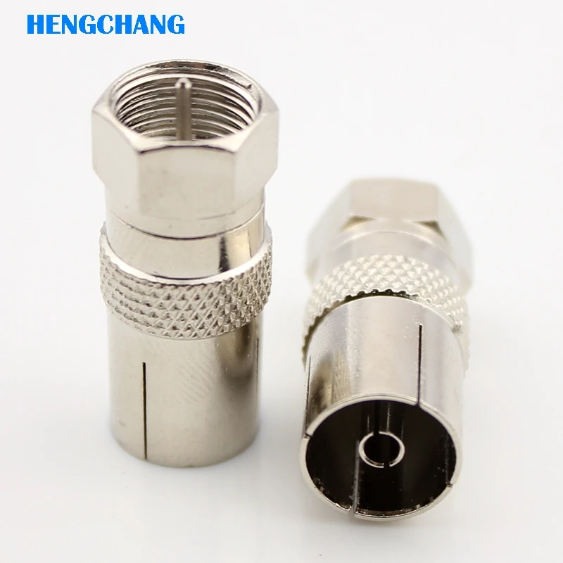 

F Тип к CATV RF разъем F мужской к CATV женский RF коаксиальный разъем 10 шт./лот