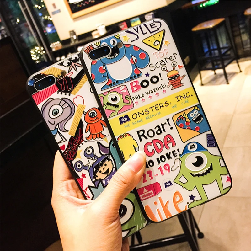 Guocos Новая мода 3D милый кот мультфильм с принтом мягкий из ТПУ чехол для iPhone X XS MAX XR