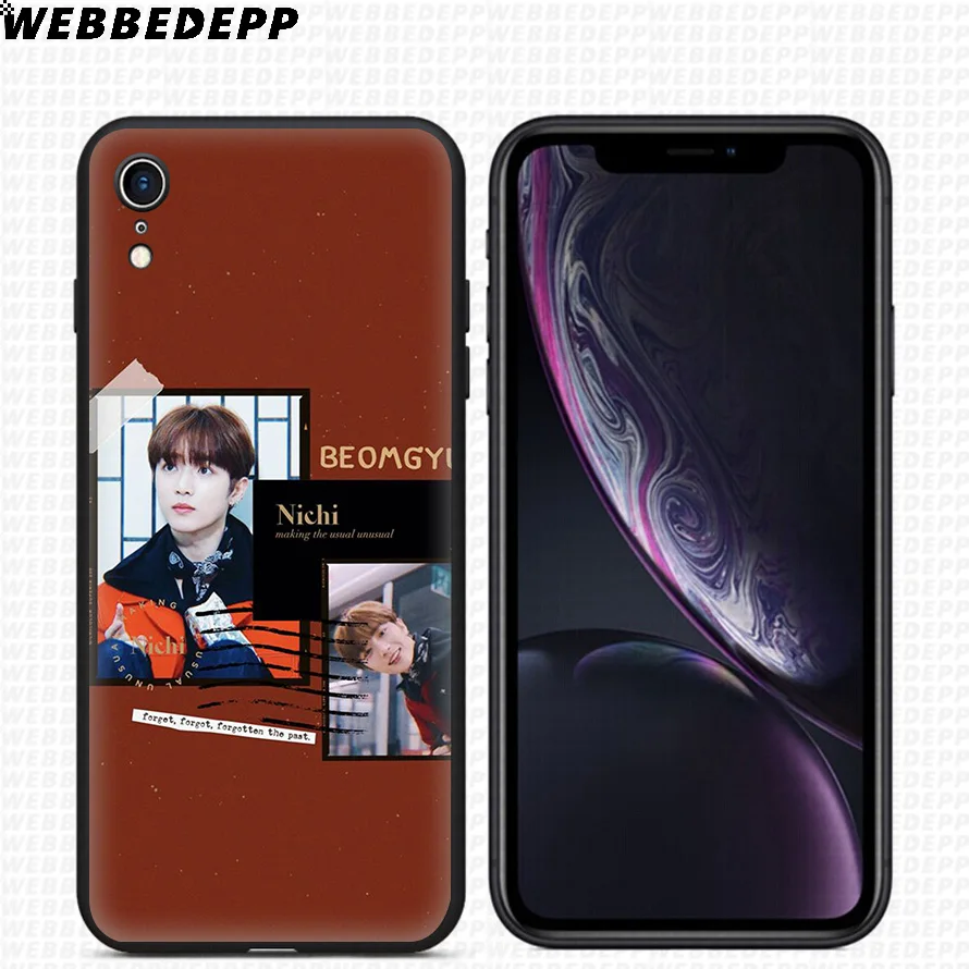 WEBBEDEPP TXT K Pop Band мягкий силиконовый чехол для iPhone 11 Pro Xr Xs Max X или 10 8 7 6 6S Plus 5 5S SE Case |