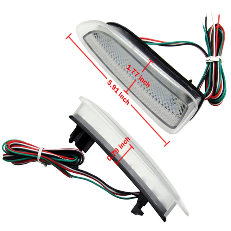 DC 12V прозрачные линзы 13-SMD задний бампер стоп отражатель светодиодный тормозной фонарь задний светильник тумана светильник лампа для Lexus CT200h Защитные чехлы для сидений, сшитые специально для Toyota Corolla