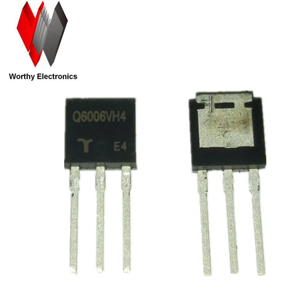 

Free shipping TRIAC ALTERNISTOR 600V 6A TO251 Q6006VH4 Q6006VH4TP
