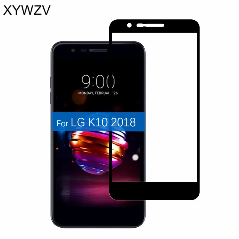 2 шт полное покрытие стекло для LG K11 защита экрана закаленное Защитная пленка K10 2018