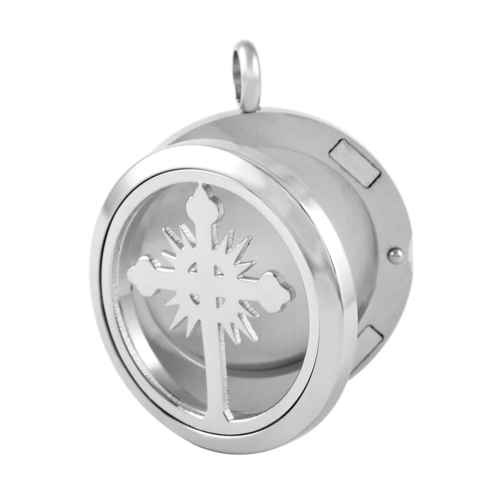 MJP0014 оптовая продажа дешевые диффузоры ожерелья эфирного масла крестообразная