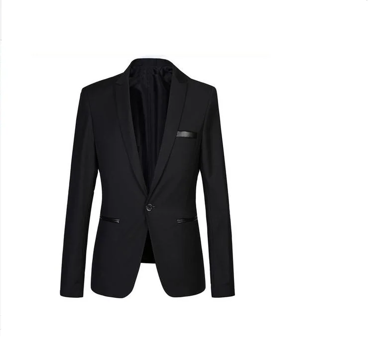 

S-6XL Men Suits Business Blazer New vogue Casual Male Formal Wedding Suits Small Jacket With Large Code Youth Suit 2 Colors
