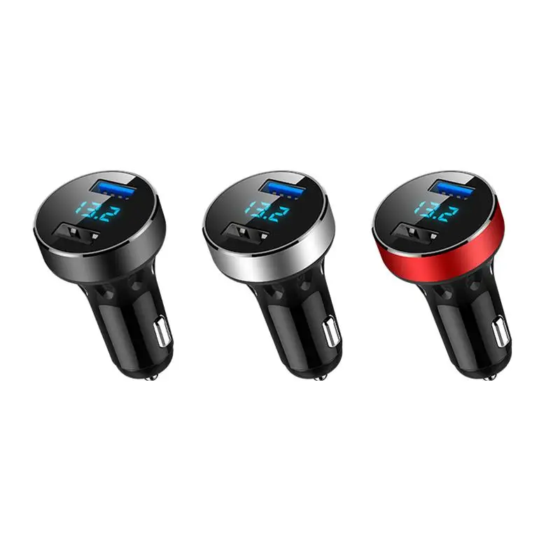 Onever Dual USB Автомобильное зарядное устройство для телефона Интеллектуальный