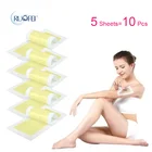 10 шт.лот, восковые полоски для удаления волос, рулон, подмышек, восковая лента, бумага, инструмент для красоты, для ног, для тела, для лица, для женщин и мужчин