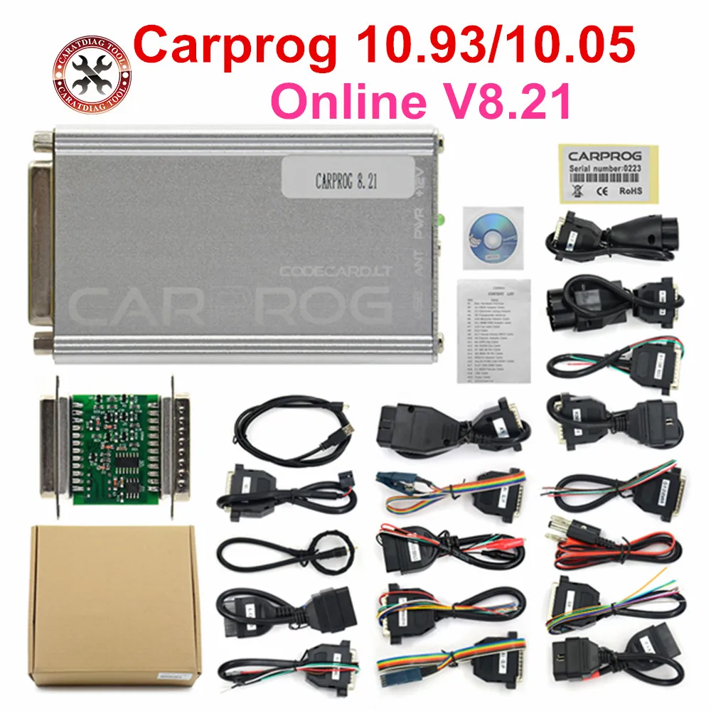 Carprog V8.21 онлайн авто ЭБУ чип Тюнинг полный Универсальный Автомобиль Prog ремонт