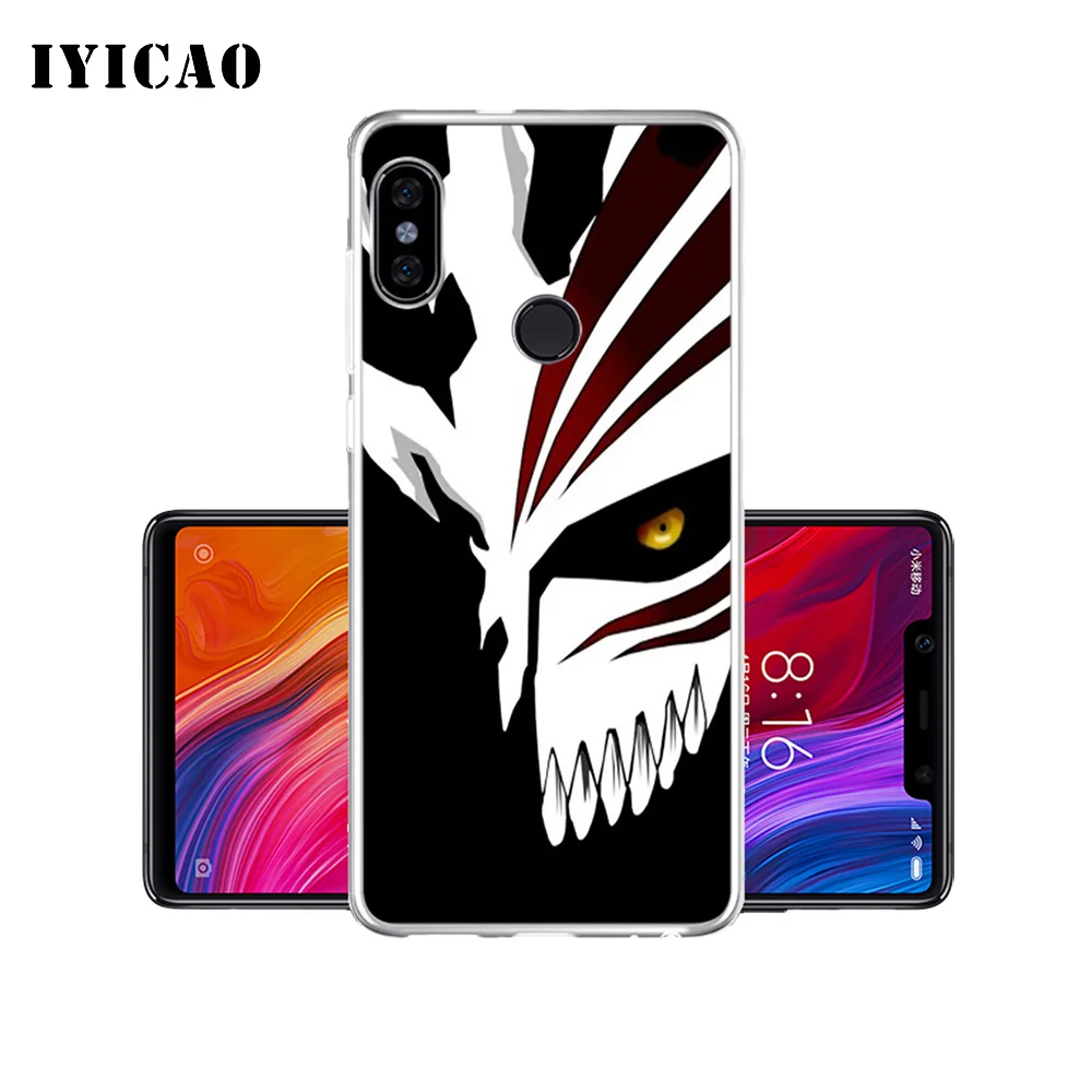 IYICAO BLEACH ichigo маска мягкий силиконовый чехол для телефона Xiaomi Mi 9 8 SE 6 A1 A2 Lite F1 MIX2S MIX3
